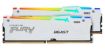 Obrázek KINGSTON DIMM DDR5 64GB (Kit of 2) 6400MT/s CL32 Non-ECC FURY Beast RGB EXPO, Bílá