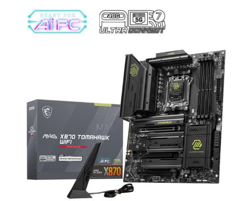 Obrázek MSI MB Sc AM5 MAG X870E TOMAHAWK WIFI, AMD X870E, 4xDDR5, 1xHDMI, 2xUSB4, WI-FI
