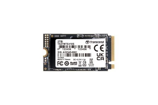 Obrázek TRANSCEND SSD 2TB 410S, M.2 2242, PCIe Gen4x4, NVMe, 3D TLC, DRAM-less