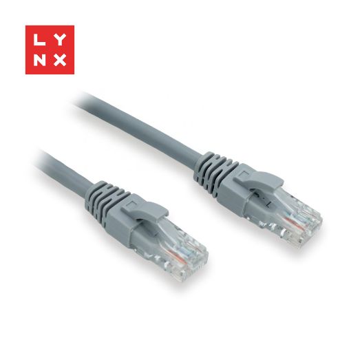 Obrázek LYNX UTP patch kabel Cat6, PVC, 3m, šedý
