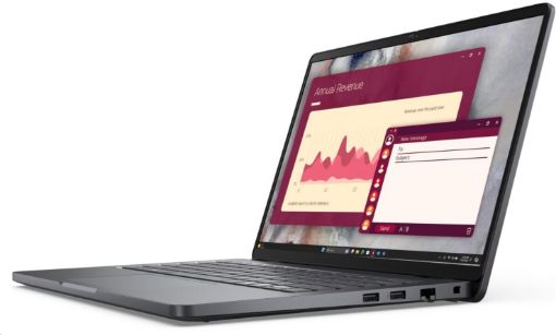 Obrázek DELL NTB Pro 14 PC14250/i5-120U/8GB/512SSD/14" FHD+ /IR Cam & Mic/65W/WLAN/vPro|Backlit Kb/W11 Pro/3Y PS NBD