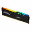 Obrázek KINGSTON DIMM DDR5 32GB 5200MT/s CL40 FURY Beast Černá RGB