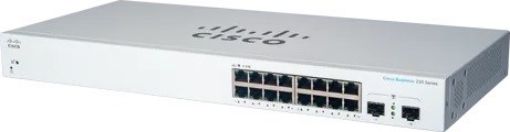 Obrázek Cisco switch CBS220-16T-2G (16xGbE,2xSFP,fanless) - REFRESH