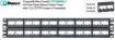 Obrázek Panduit modul.patch panel 48port, 2U, s plast. rámečky
