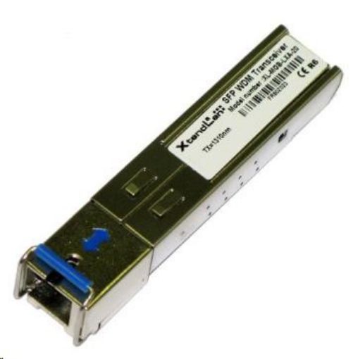 Obrázek SFP [miniGBIC] modul, SC, 1000Base-LX, 10km, WDM, TX1310nm/RX1490nm, XtendLan