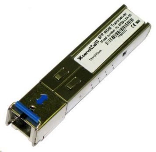 Obrázek SFP [miniGBIC] modul, SC, 1000Base-LX, 10km, WDM, TX1490nm/RX1310nm, XtendLan