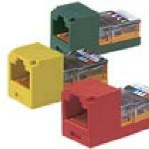 Obrázek Panduit MINI-JACK modul UTP RJ45, Cat5e, oranžová